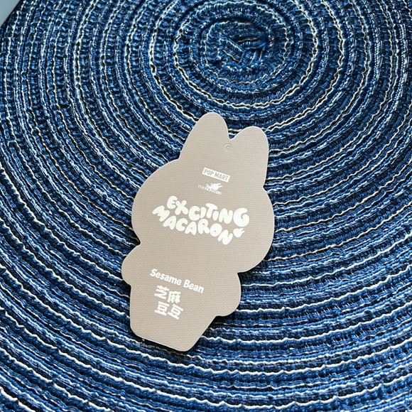 Pop Mart THE MONSTER Labubu Exciting Macaron - Sesame Bean NWT - Picture 4 of 12